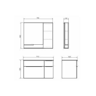COMFORTY Тумба-умывальник  00-00009919